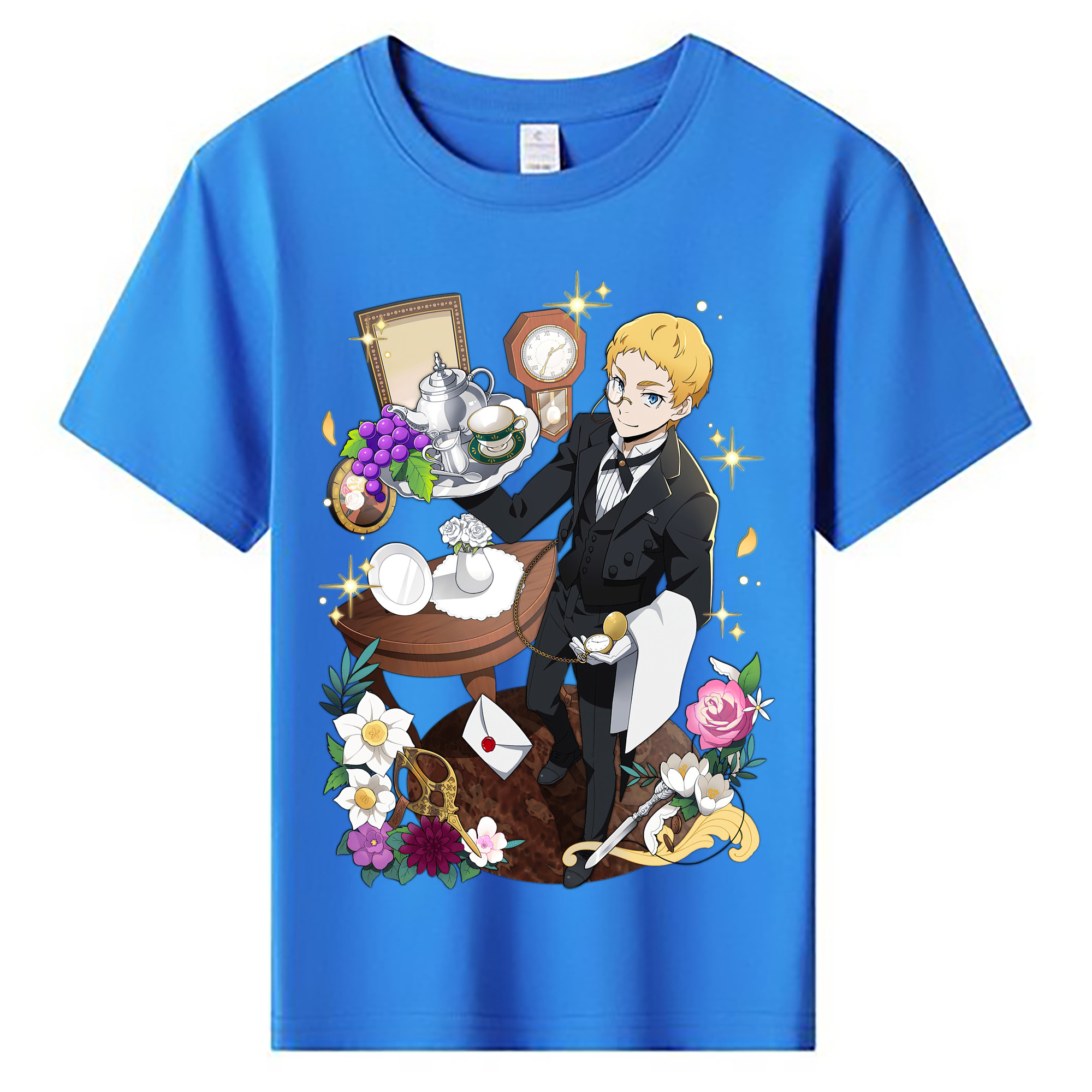 （画像用） 文豪ストレイドッグス Bungo Stray Dogs 綿100％キッズTシャツ（フロントプリント）